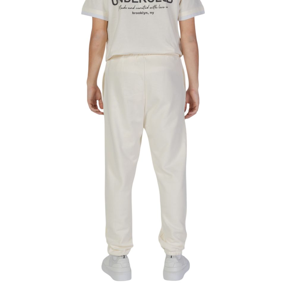 Underclub Cream Cotton Joggers (Workout Pants) Underclub