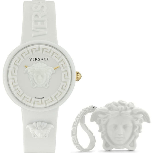 VERSACE Mod. MEDUSA POP + VERSACE WHITE SILICON PURSE