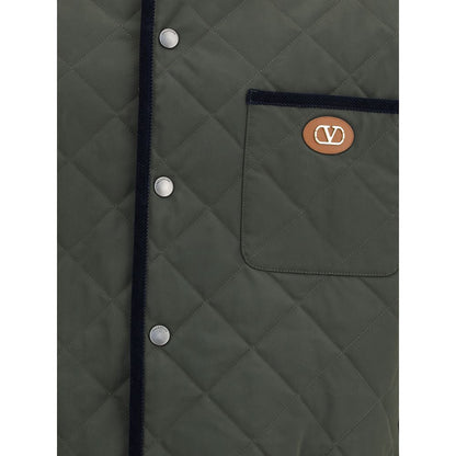 Valentino Bicolor Polyamide Coat Valentino