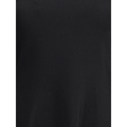 Valentino Black Viscose Casual Dress Valentino
