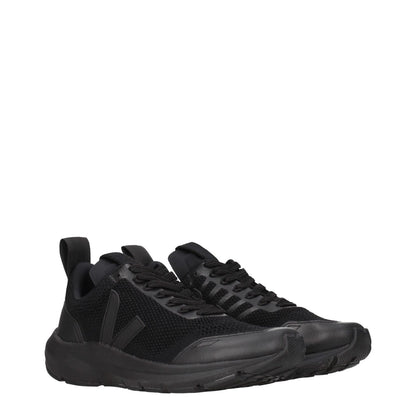 Veja Black Fabric Athletic Sneakers Veja