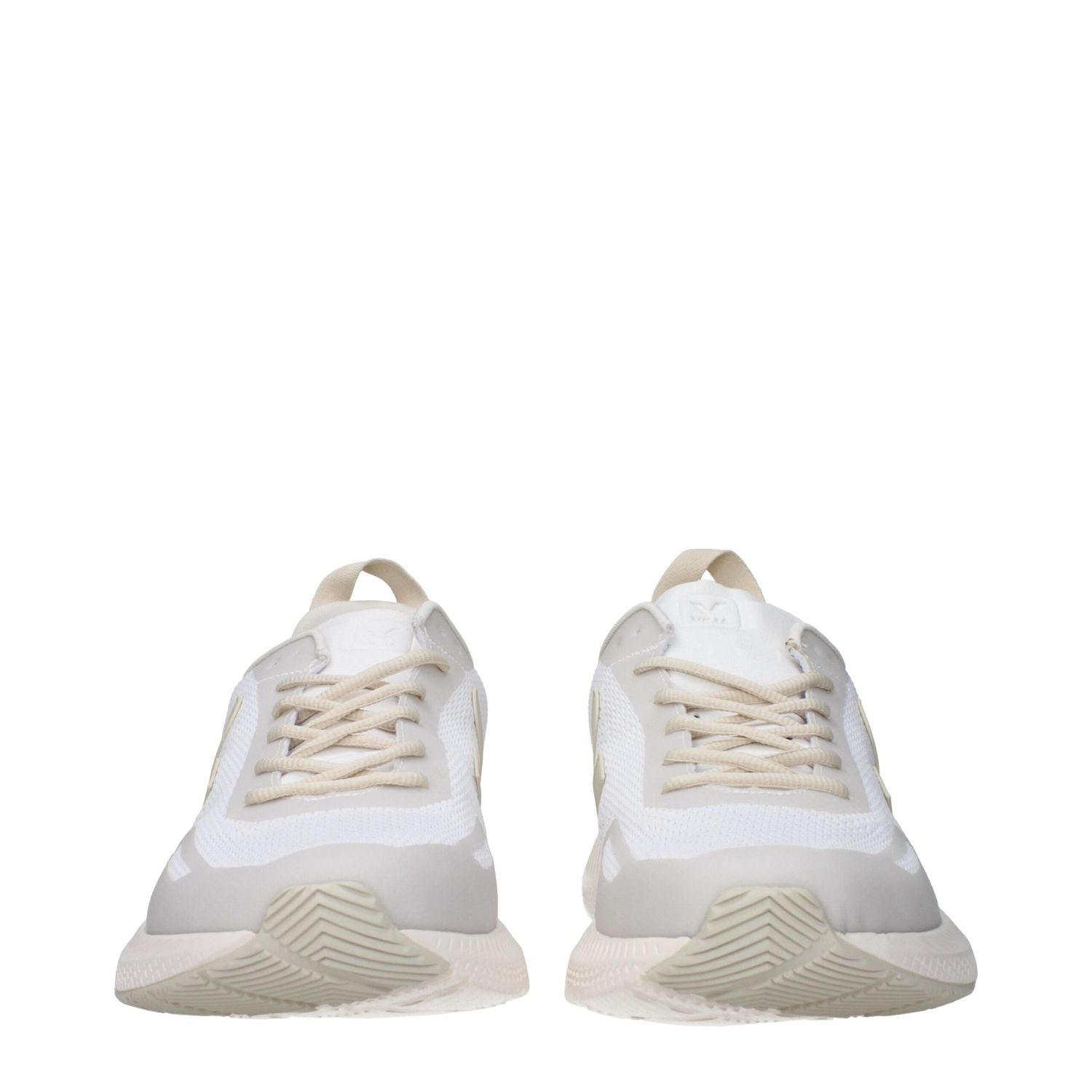 Veja White Fabric Athletic Sneakers