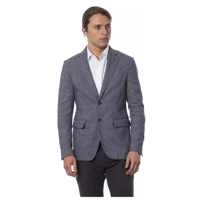 Verri Blue Polyester Blazer 1728,67465543840,Blazers - Men - Clothing,Blazers - Suits & Blazers - Clothing,Blue,Clothing,IT50 | L,Men,Men - Clothing,New with tags,Suits & Blazers - Clothing,Verri