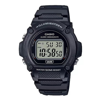 CASIO TIMELESS COLLECTION Mod. SPORT- ILLUMINATOR. WR 50M. ALARM. CHRONOGRAPH WATCHES