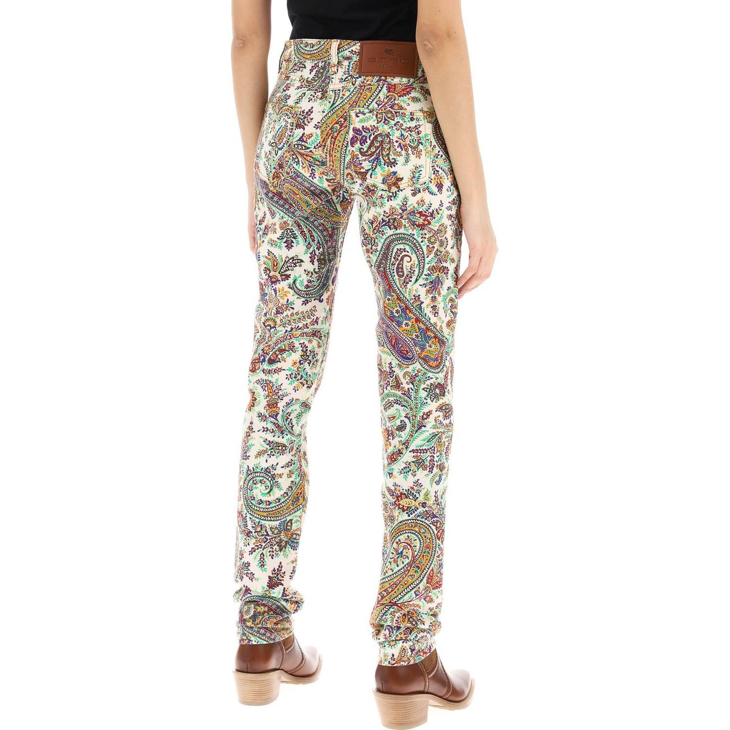 Etro paisley patterned jeans Jeans Etro