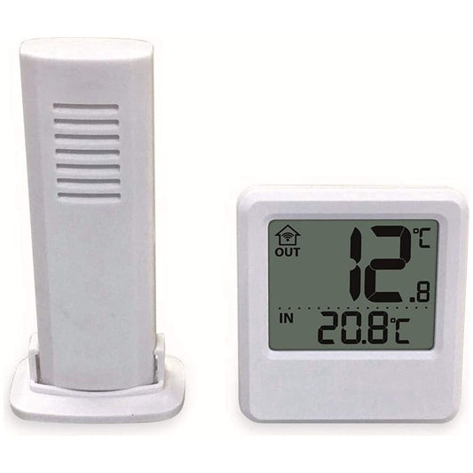 TECHNO LINE Mod. WS9114 - Termometro da parete-tavolo. temperatura interna-esterna con sensore wireless - Wall-table thermometer. indoor-outdoor temperature with wireless sensor WATCHES TECHNO LINE