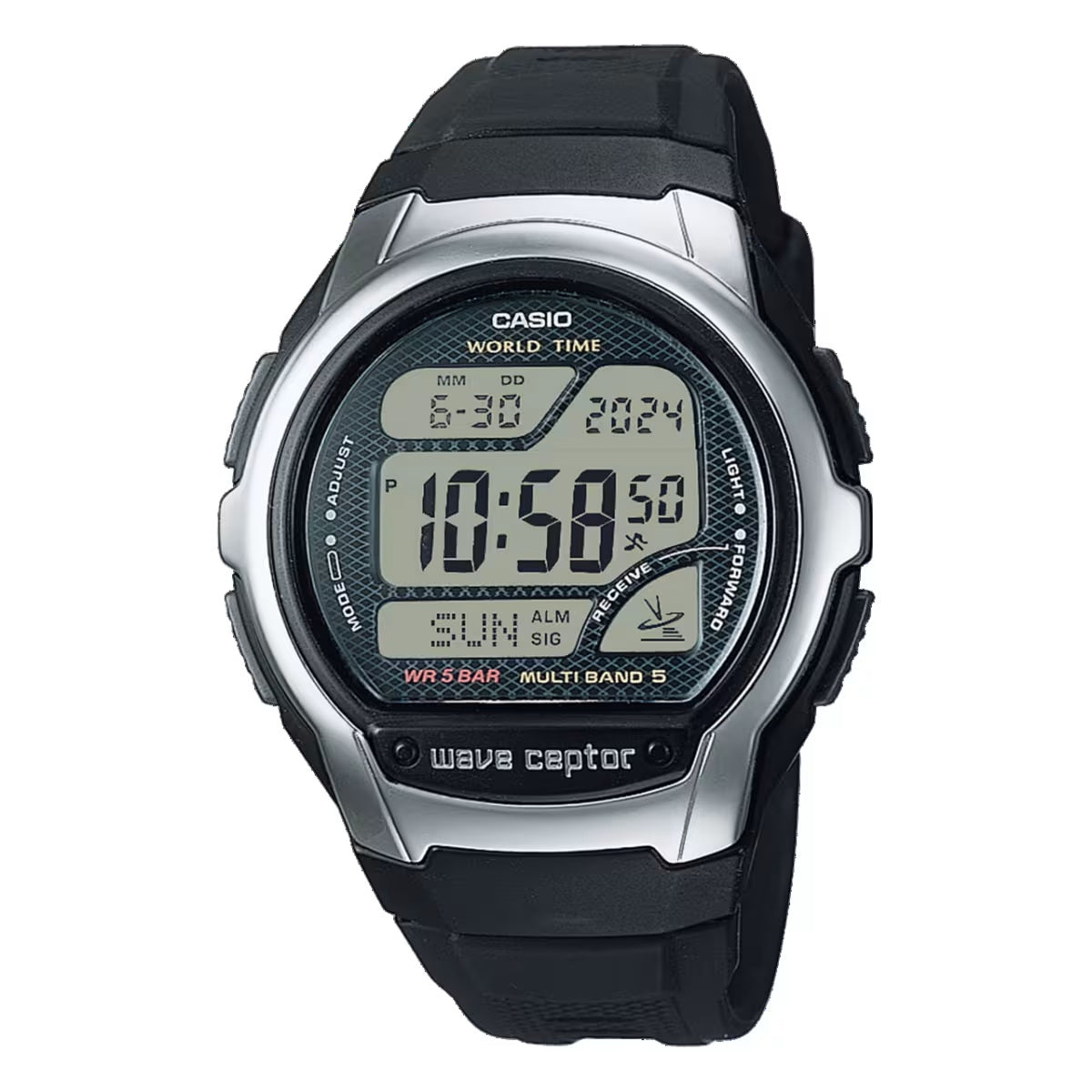 CASIO WAVE CEPTOR - WORLD TIME, RADIO CONTROLLED, Radio signal receiver (EU - USA - Japan) WATCHES