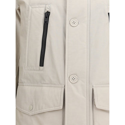 Woolrich Beige Cotton Parka Woolrich