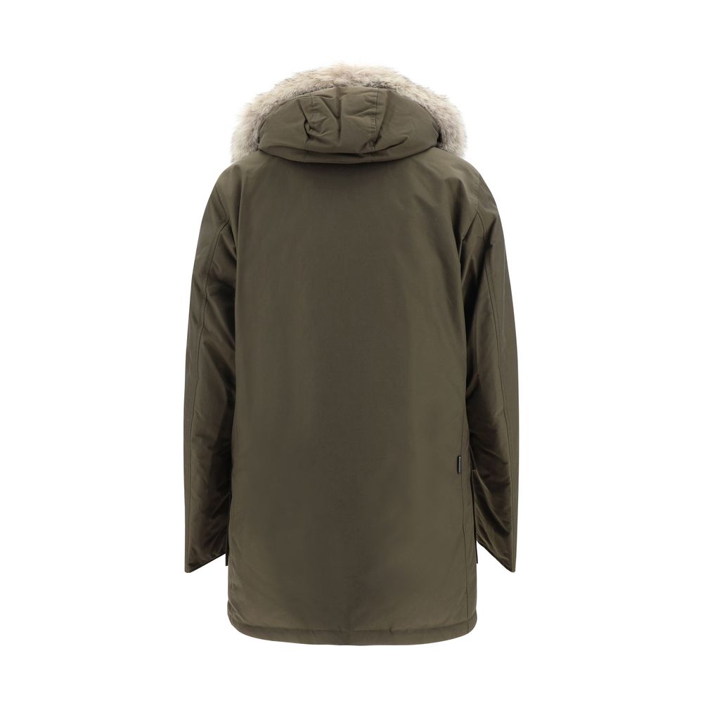 Woolrich Bicolor Cotton Parka