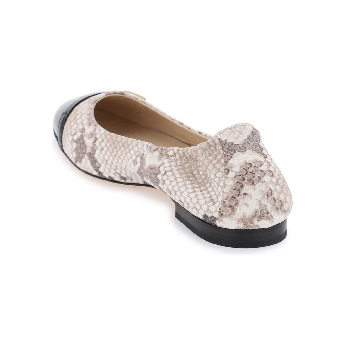 Tod'S snake-printed leather ballet flats Flat Shoes Tod'S