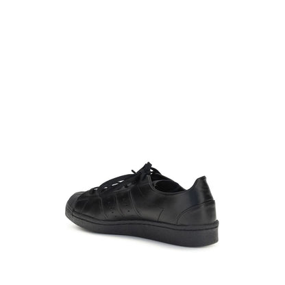 Y-3 Black Calf Leather Bos Taurus Sneakers Y-3