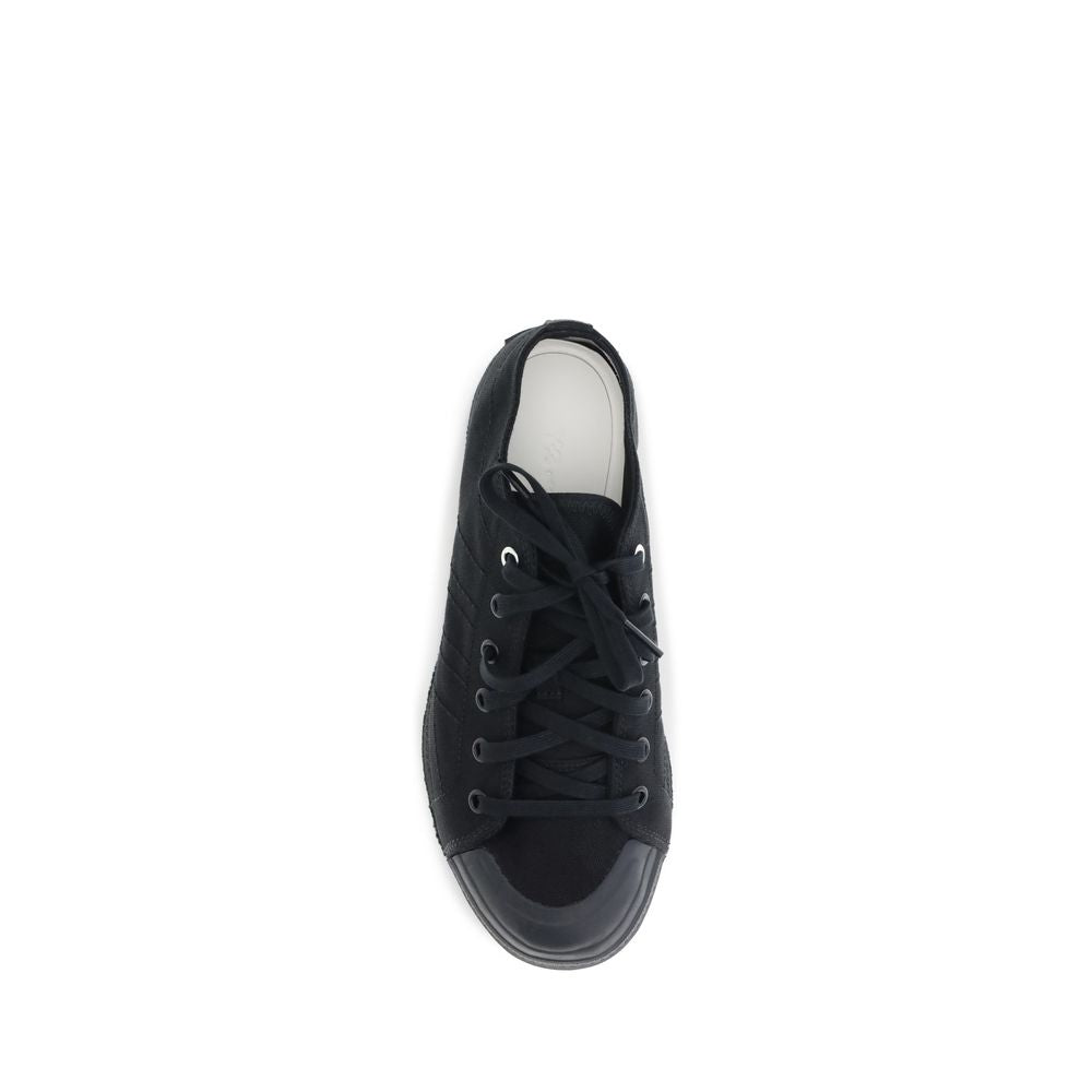 Y-3 Black Fabric Athletic Sneakers Y-3