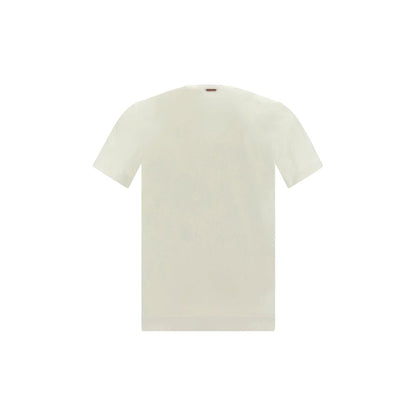 ZEGNA White Cotton T-Shirt ZEGNA