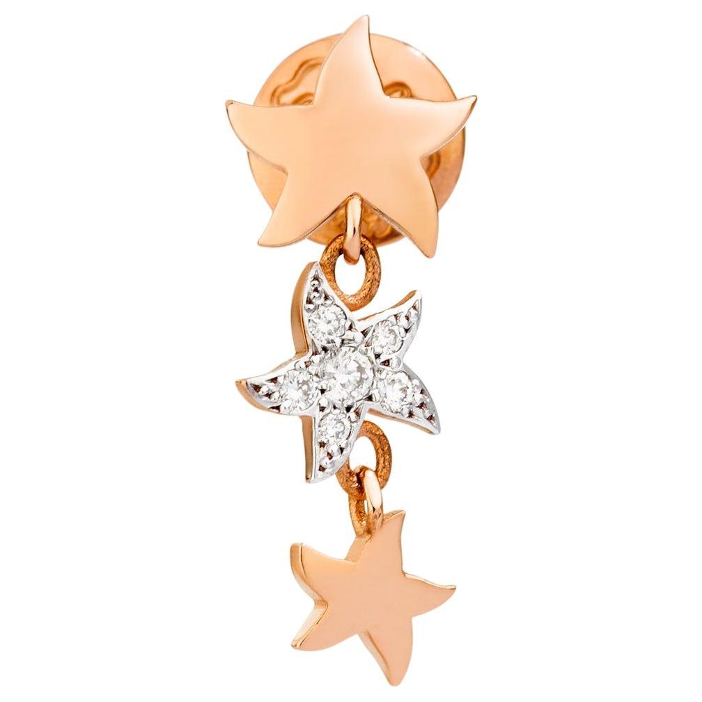 ORECCHINI DODO MOD. DHC1002STAR3DB09R DESIGNER FASHION JEWELLERY DODO