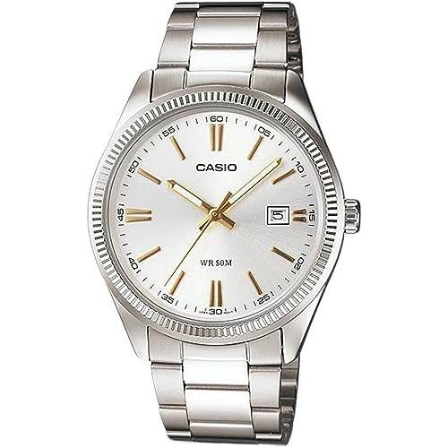 CASIO COLLECTION Mod. DATE - SILVER, GOLD INDEXES WATCHES CASIO